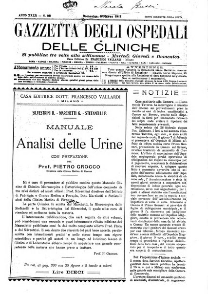 Gazzetta degli ospedali e delle cliniche