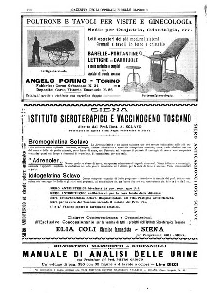 Gazzetta degli ospedali e delle cliniche