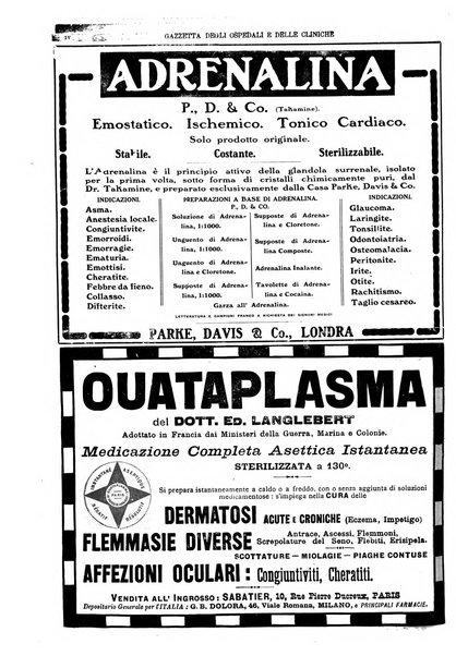 Gazzetta degli ospedali e delle cliniche