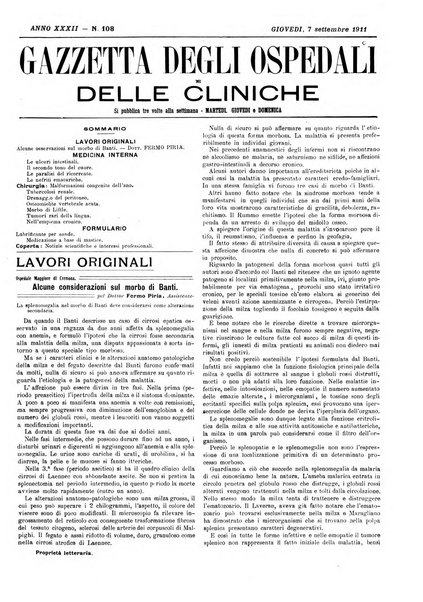 Gazzetta degli ospedali e delle cliniche