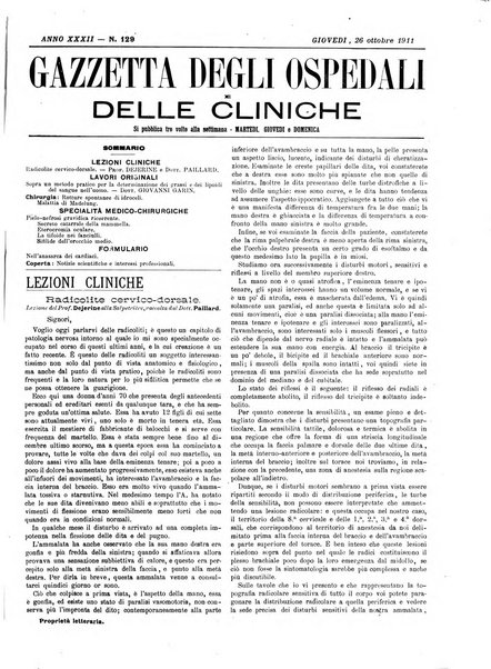 Gazzetta degli ospedali e delle cliniche