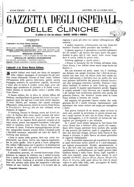 Gazzetta degli ospedali e delle cliniche