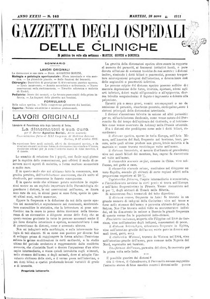 Gazzetta degli ospedali e delle cliniche