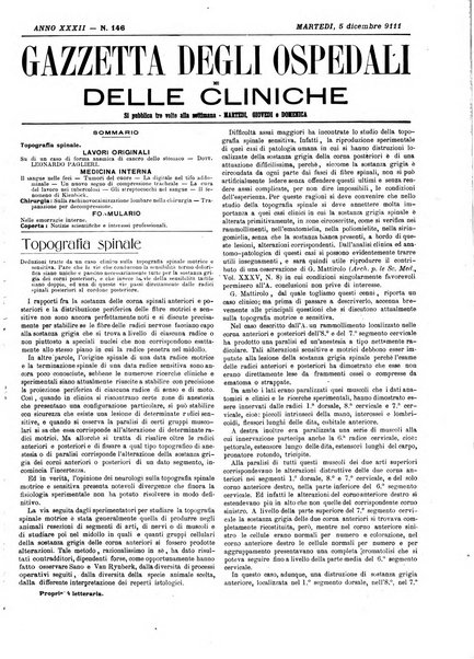 Gazzetta degli ospedali e delle cliniche