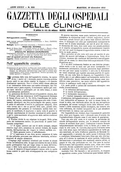 Gazzetta degli ospedali e delle cliniche