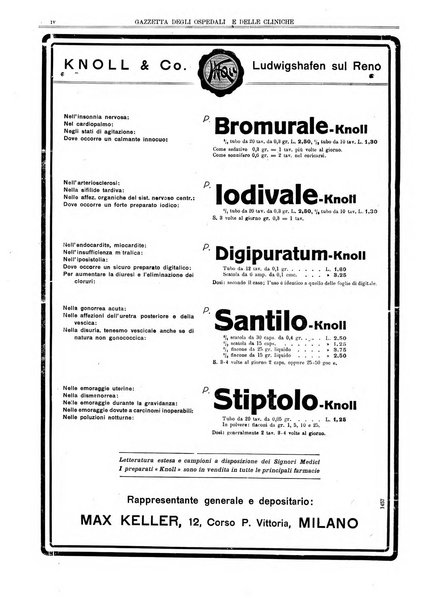 Gazzetta degli ospedali e delle cliniche