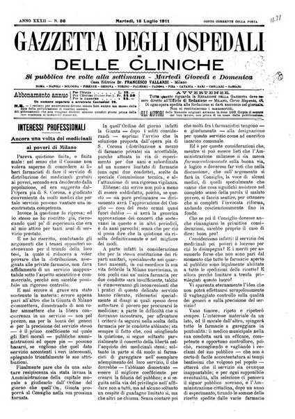 Gazzetta degli ospedali e delle cliniche