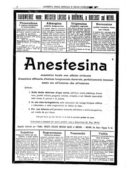 Gazzetta degli ospedali e delle cliniche