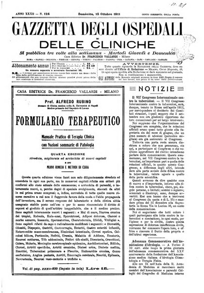 Gazzetta degli ospedali e delle cliniche