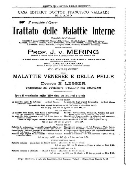 Gazzetta degli ospedali e delle cliniche