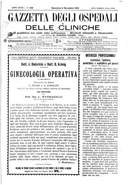 Gazzetta degli ospedali e delle cliniche