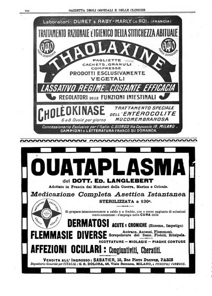 Gazzetta degli ospedali e delle cliniche