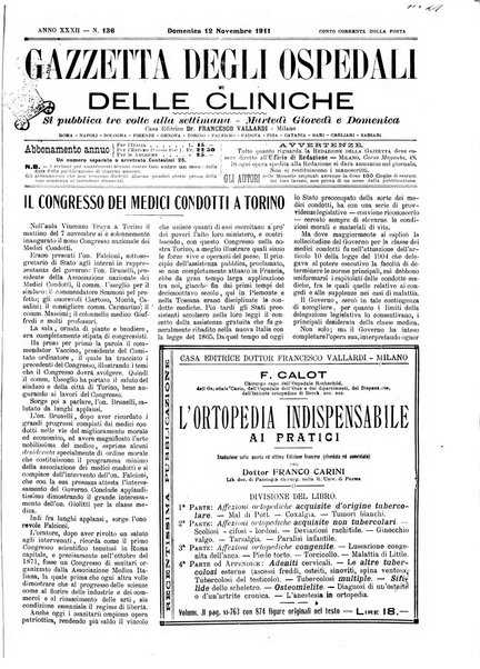 Gazzetta degli ospedali e delle cliniche