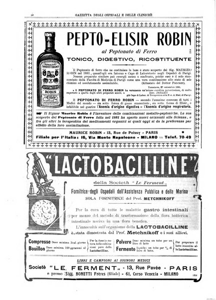 Gazzetta degli ospedali e delle cliniche