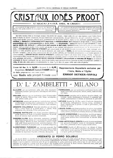 Gazzetta degli ospedali e delle cliniche