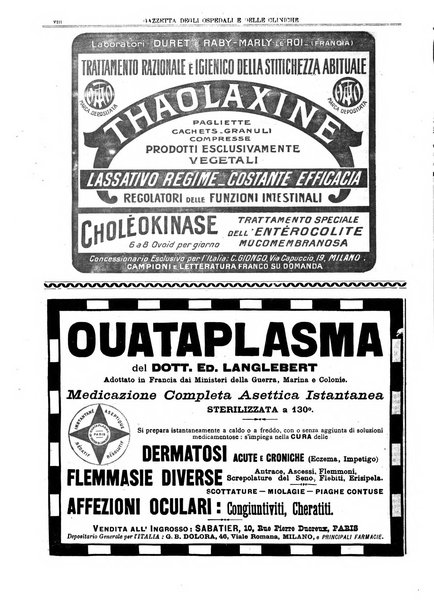 Gazzetta degli ospedali e delle cliniche