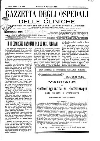 Gazzetta degli ospedali e delle cliniche