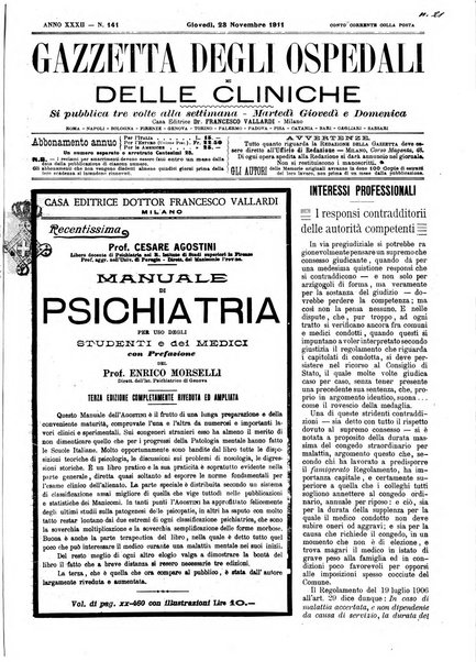 Gazzetta degli ospedali e delle cliniche