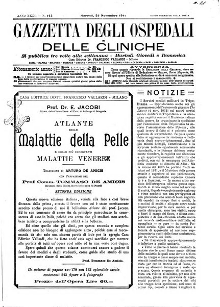 Gazzetta degli ospedali e delle cliniche