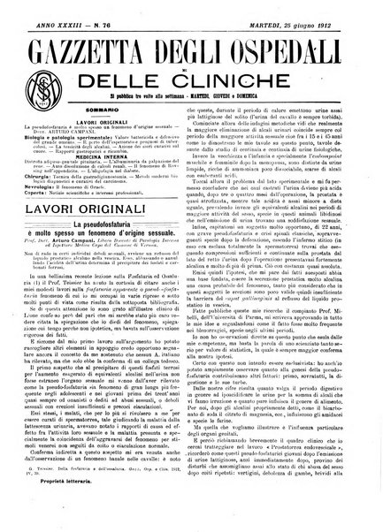 Gazzetta degli ospedali e delle cliniche