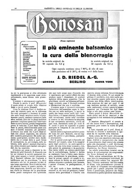 Gazzetta degli ospedali e delle cliniche