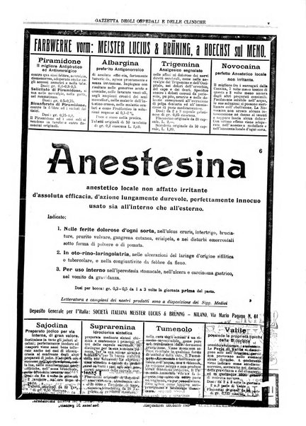 Gazzetta degli ospedali e delle cliniche