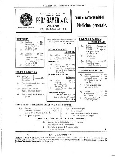 Gazzetta degli ospedali e delle cliniche