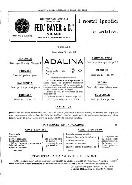 Gazzetta degli ospedali e delle cliniche