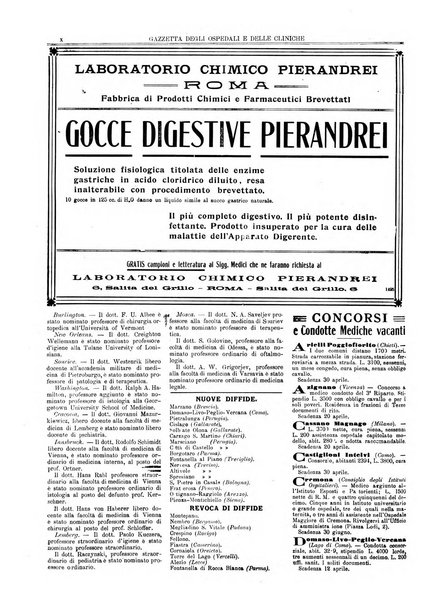 Gazzetta degli ospedali e delle cliniche