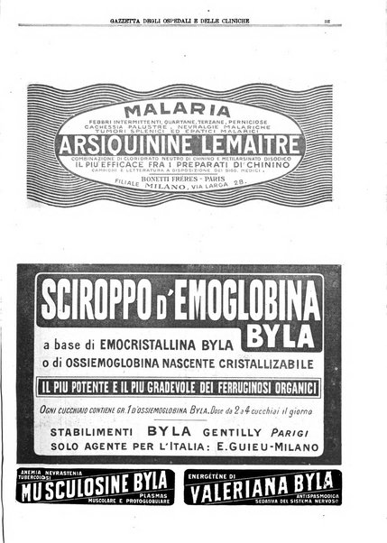 Gazzetta degli ospedali e delle cliniche