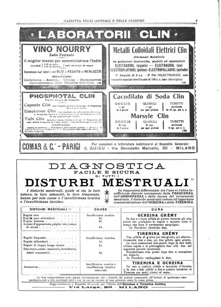 Gazzetta degli ospedali e delle cliniche