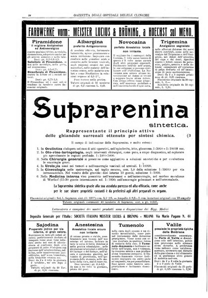 Gazzetta degli ospedali e delle cliniche