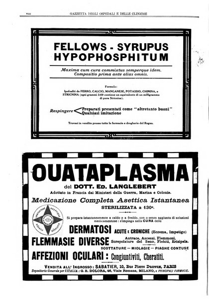 Gazzetta degli ospedali e delle cliniche