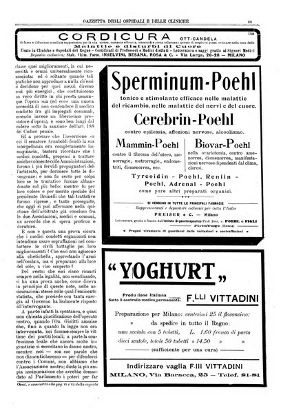 Gazzetta degli ospedali e delle cliniche