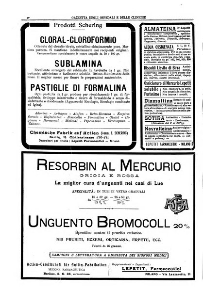 Gazzetta degli ospedali e delle cliniche