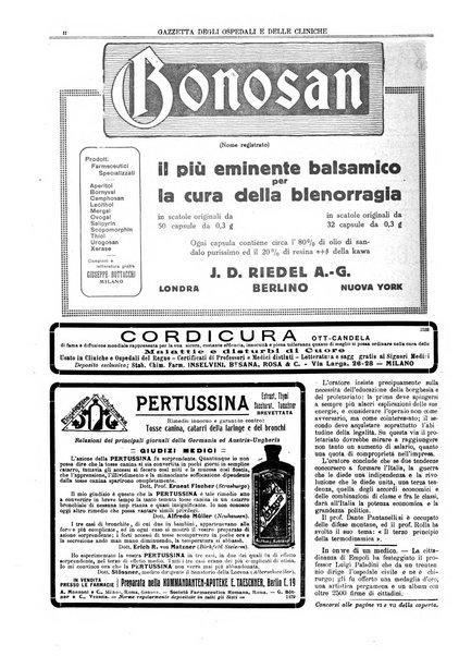 Gazzetta degli ospedali e delle cliniche