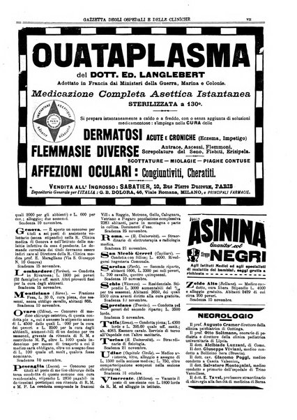 Gazzetta degli ospedali e delle cliniche