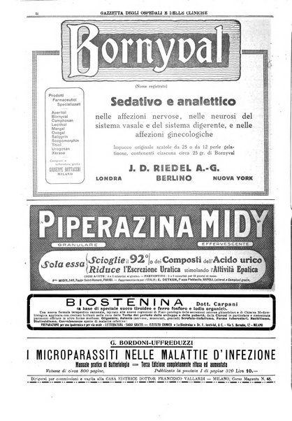 Gazzetta degli ospedali e delle cliniche