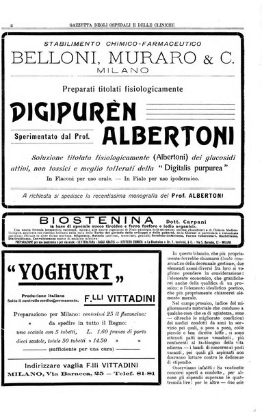 Gazzetta degli ospedali e delle cliniche