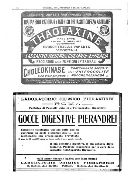 Gazzetta degli ospedali e delle cliniche