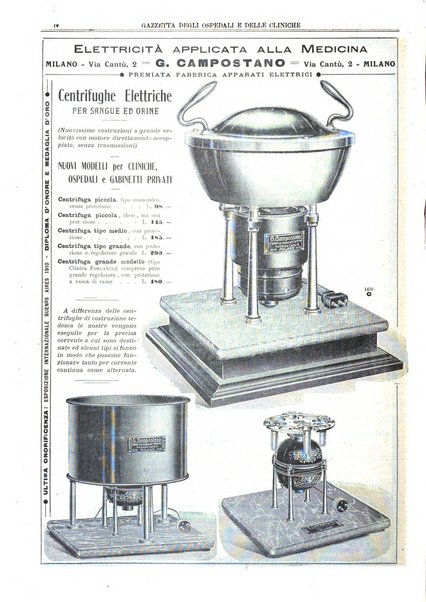 Gazzetta degli ospedali e delle cliniche