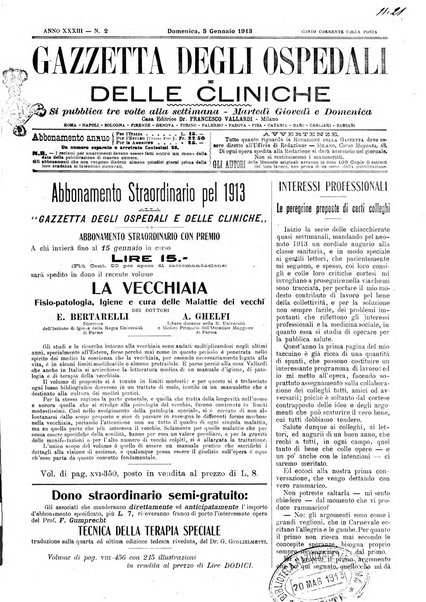 Gazzetta degli ospedali e delle cliniche