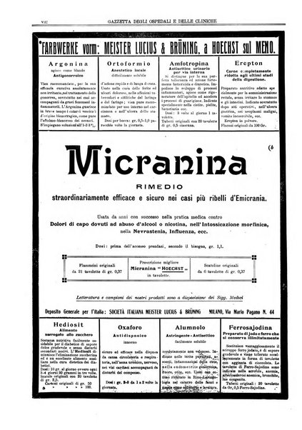 Gazzetta degli ospedali e delle cliniche