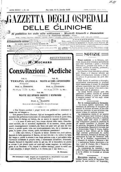 Gazzetta degli ospedali e delle cliniche