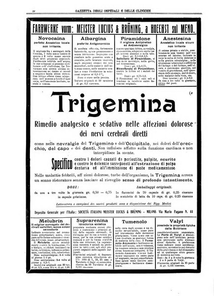 Gazzetta degli ospedali e delle cliniche