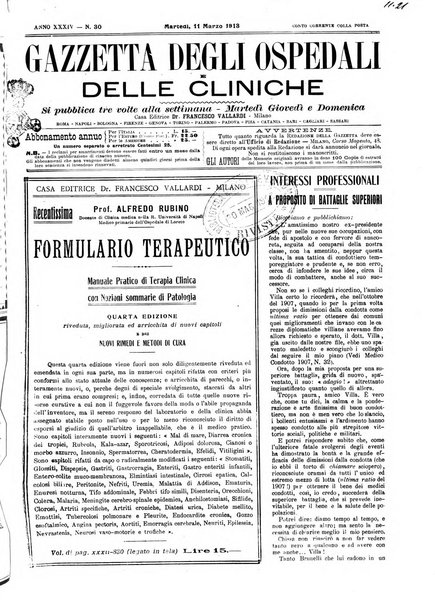 Gazzetta degli ospedali e delle cliniche