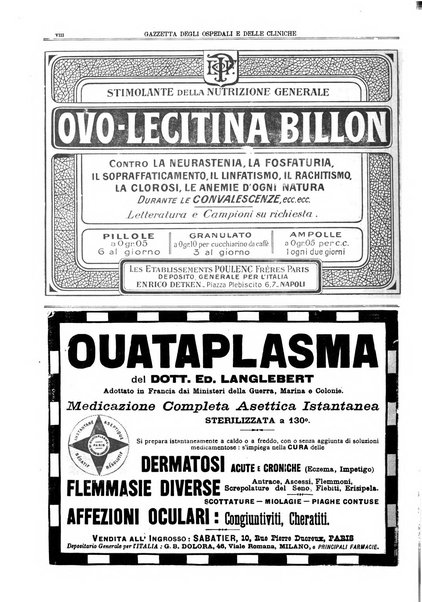 Gazzetta degli ospedali e delle cliniche