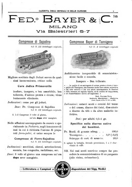 Gazzetta degli ospedali e delle cliniche