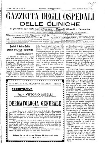 Gazzetta degli ospedali e delle cliniche