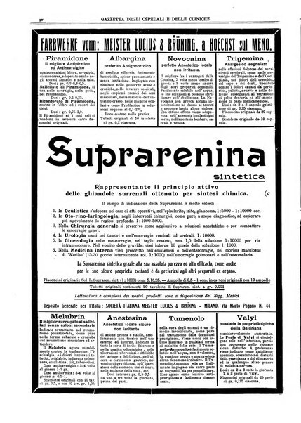 Gazzetta degli ospedali e delle cliniche